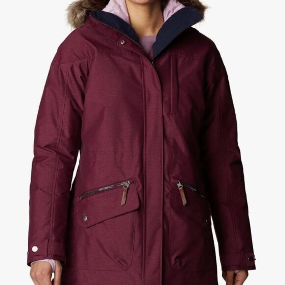 Columbia Womens Carson Pass Interchange Jacket Beetroot Color Size Medium - Picture 1 of 15